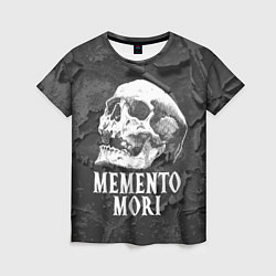 Футболка женская Memento Mori, цвет: 3D-принт