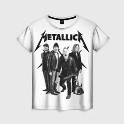 Футболка женская Metallica, цвет: 3D-принт