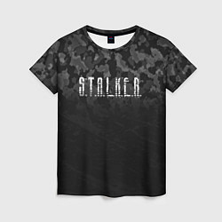 Футболка женская STALKER: Dark Camo, цвет: 3D-принт