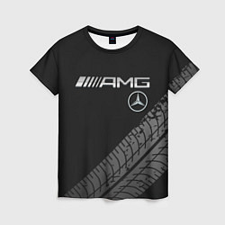 Футболка женская Mercedes AMG: Street Racing, цвет: 3D-принт