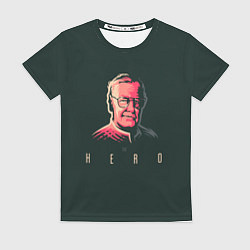 Футболка женская Stan Lee The hero, цвет: 3D-принт