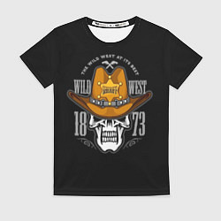 Футболка женская Wild West sheriff, цвет: 3D-принт