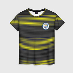 Футболка женская Manchester City - Pre Match Top 2022, цвет: 3D-принт