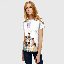 Футболка женская Take love BTS, цвет: 3D-принт — фото 2