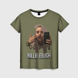 Футболка женская BILLIE EILISH, цвет: 3D-принт