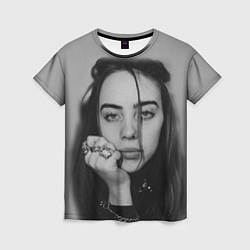 Футболка женская BILLIE EILISH, цвет: 3D-принт