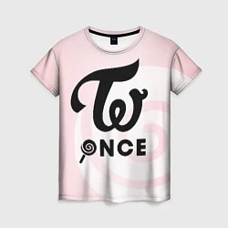 Женская футболка TWICE ONCE