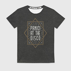 Футболка женская Panic at the disco, цвет: 3D-принт
