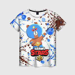 Футболка женская BRAWL STARS EL BROWN, цвет: 3D-принт