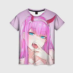 Футболка женская Ahegao, цвет: 3D-принт