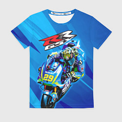 Футболка женская Suzuki MotoGP, цвет: 3D-принт