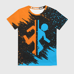 Футболка женская PORTAL, цвет: 3D-принт