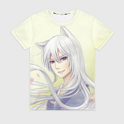 Футболка женская Лис Томоэ, цвет: 3D-принт