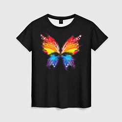 Футболка женская Бабочка, цвет: 3D-принт
