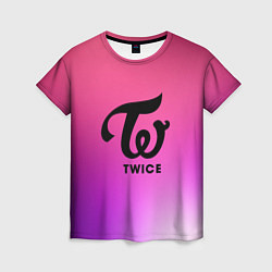 Футболка женская TWICE, цвет: 3D-принт