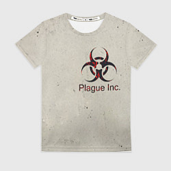 Футболка женская Plague Inc, цвет: 3D-принт