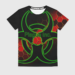 Футболка женская Plague Inc, цвет: 3D-принт