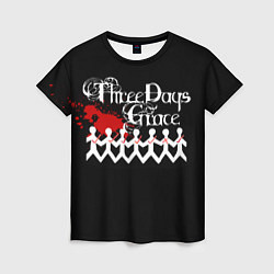 Футболка женская Three days grace, цвет: 3D-принт