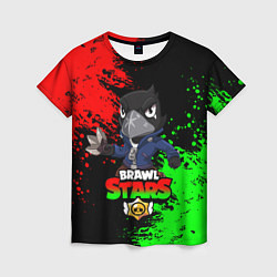 Футболка женская Brawl Stars Crow, цвет: 3D-принт