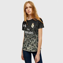 Футболка женская Real Madrid, цвет: 3D-принт — фото 2