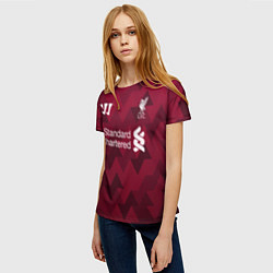 Футболка женская Liverpool, цвет: 3D-принт — фото 2