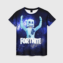 Футболка женская Marshmello, цвет: 3D-принт