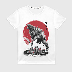 Футболка женская GODZILLA, цвет: 3D-принт
