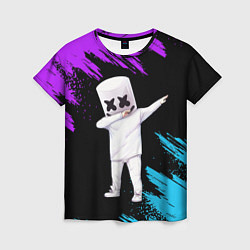 Футболка женская Marshmello, цвет: 3D-принт