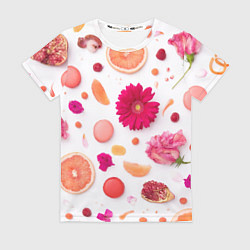 Футболка женская Фрукты, цвет: 3D-принт