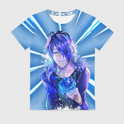 Футболка женская Аниме Роза, цвет: 3D-принт
