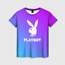 Футболка женская PLAYBOY, цвет: 3D-принт