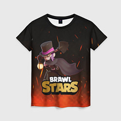 Футболка женская Brawl stars Mortis Мортис, цвет: 3D-принт