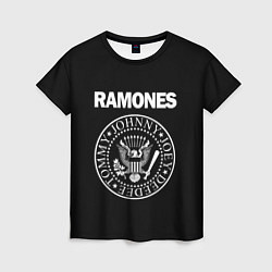 Футболка женская RAMONES, цвет: 3D-принт