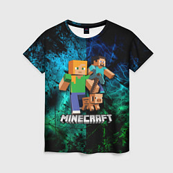 Футболка женская Minecraft Майнкрафт, цвет: 3D-принт