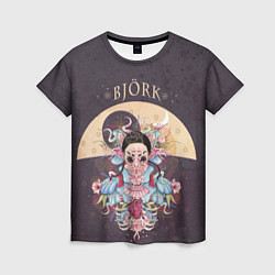 Женская футболка Bjork
