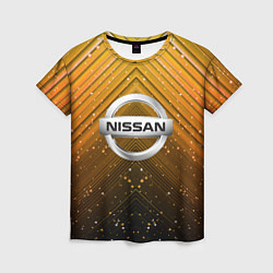 Футболка женская NISSAN, цвет: 3D-принт