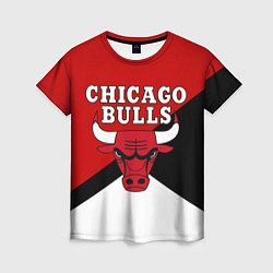 Футболка женская CHICAGO BULLS, цвет: 3D-принт