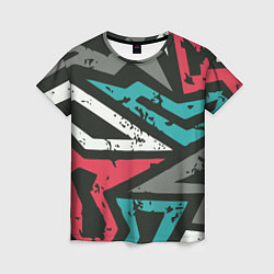Футболка женская Geometric Abstraction, цвет: 3D-принт