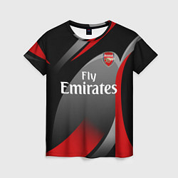 Футболка женская ARSENAL UNIFORM, цвет: 3D-принт