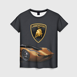 Футболка женская Lamborghini- motorsport, цвет: 3D-принт