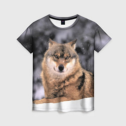 Женская футболка Wolf Волк