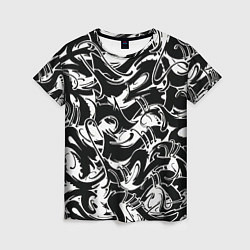 Женская футболка Tattoo BlackWhite