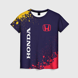 Футболка женская HONDA ХОНДА, цвет: 3D-принт