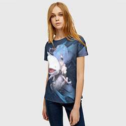 Футболка женская Re: Zero Жизнь с нуля, цвет: 3D-принт — фото 2