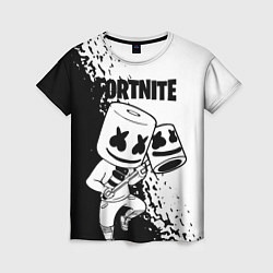 Футболка женская FORTNITE MARSHMELLO, цвет: 3D-принт