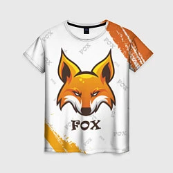 Футболка женская FOX, цвет: 3D-принт