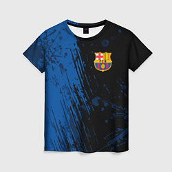 Футболка женская FC Barcelona ФК Барселона, цвет: 3D-принт