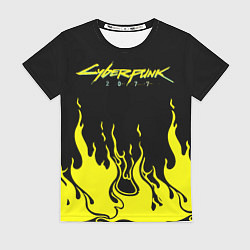 Футболка женская CYBERPUNK 2077, цвет: 3D-принт