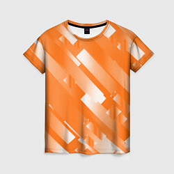Футболка женская Оранжевый градиент, цвет: 3D-принт