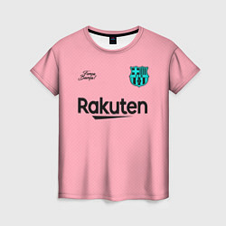 Футболка женская BARCELONA резервная 2021, цвет: 3D-принт